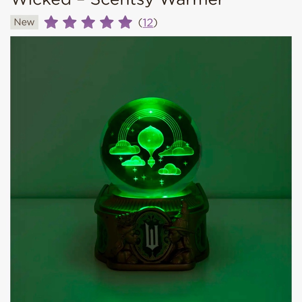 Large Scentsy Wicked special edition wax warmer new in box! - Picture 4 of 4